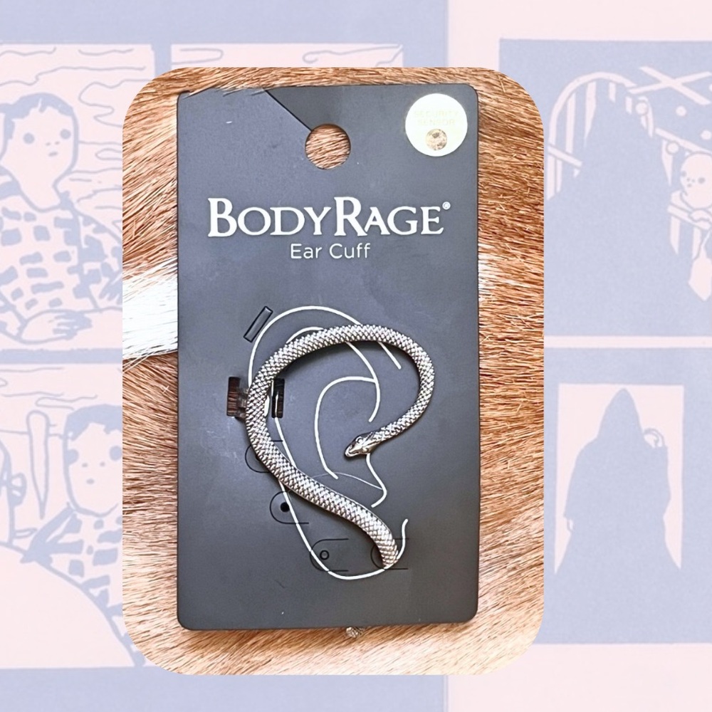 🏷️🆕🎉 silver snake ear cuff